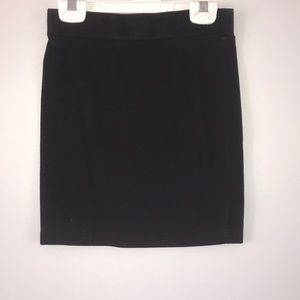 Black Mini Pencil Skirt
